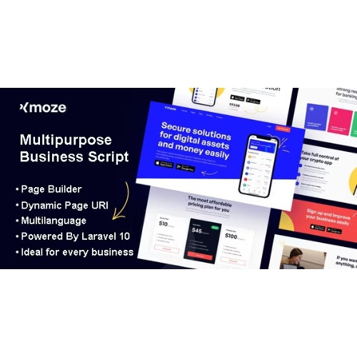 Xmoze-Multipurpose-Business-Script.jpg Xmoze – Multipurpose Business Script - Image 1