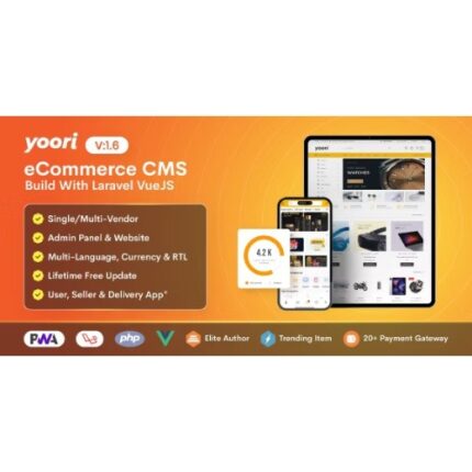 YOORI | eCommerce Single & Multi-Vendor PWA Marketplace CMS