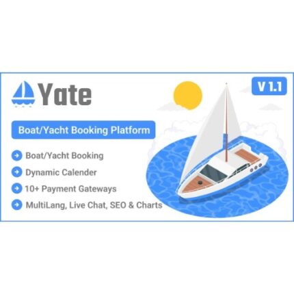 Yate – Boat/Yacht Booking Platform
