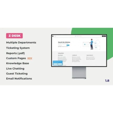 Z Desk – Support Tickets System with Knowledge Base and FAQs