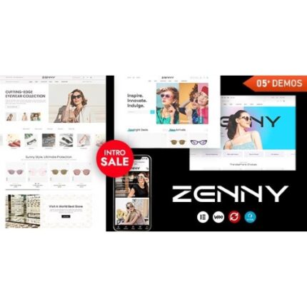 Zenny – Eyewear & Glasses Elementor WooCommerce WordPress Theme