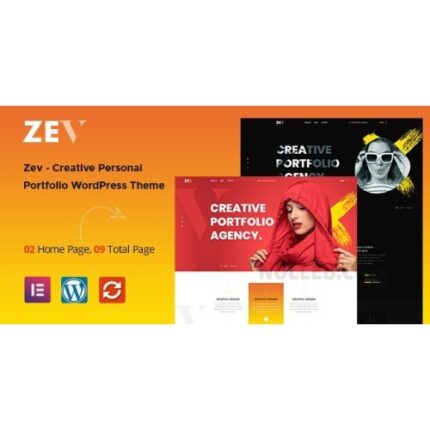 Zev – Creative Personal Portfolio WordPress Theme