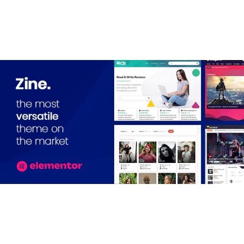 Zine-Website-Builder-WordPress-Elementor-Theme.jpg Zine – Website Builder – WordPress Elementor Theme - Image 1
