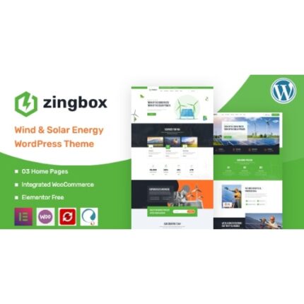 Zingbox – Wind & Solar Energy WordPress Theme