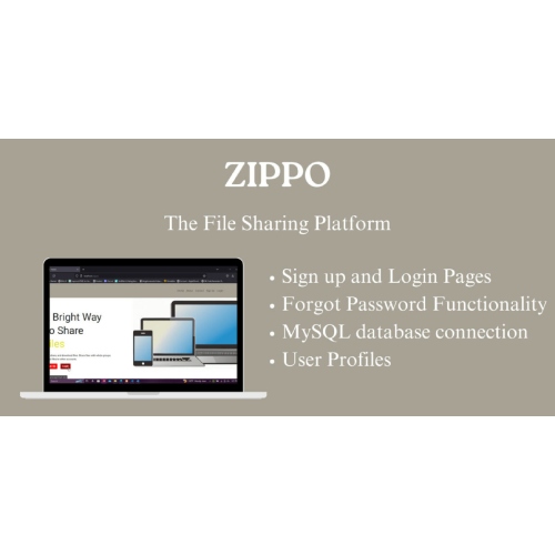 Zippo-Fileshare-Filesharing-Platform-1152x576-1.jpg Zippo Fileshare – Filesharing Platform - Image 1