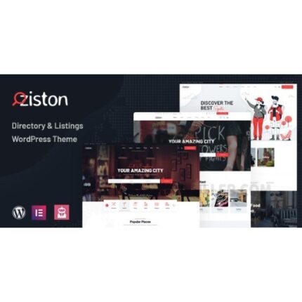 Ziston – Directory Listing WordPress Theme