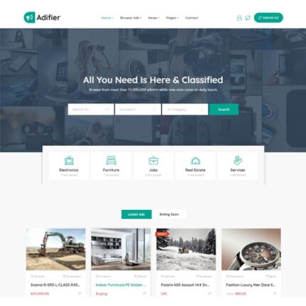 Adifier – Classified Ads WordPress Theme