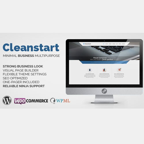 cleanstart.jpg Corporate Business WordPress Theme – Cleanstart - Image 1