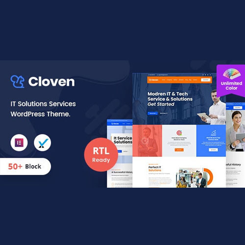 cloven.jpg Cloven – IT Solutions Services Company WordPress Theme + RTL - Image 1