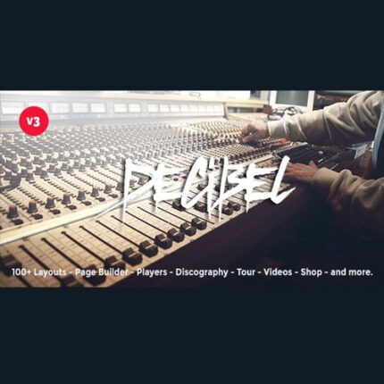 Decibel – Professional Music WordPress Theme
