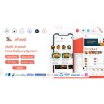 eFood – Food Delivery App with Laravel Admin Panel + Delivery Man App
