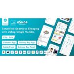 eShop- eCommerce Single Vendor App | Shopping eCommerce App with Flutter