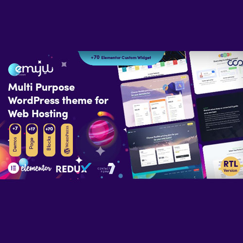 emyui.jpg Emyui – Multipurpose Web Hosting WordPress Theme - Image 1