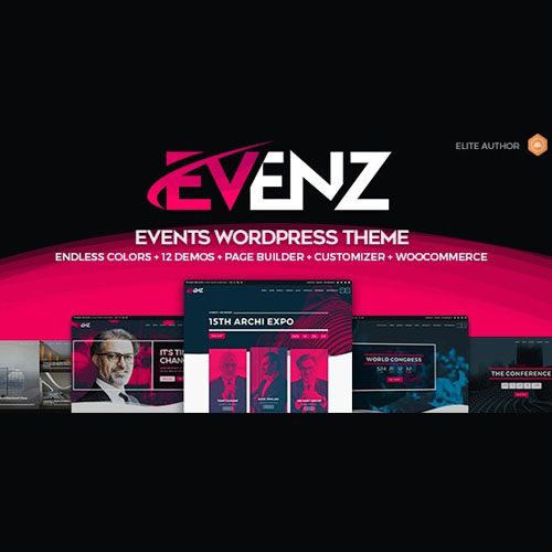 evenz.jpg Evenz – Conference and Event WordPress Theme - Image 1