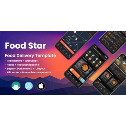 Food Star – Mobile React Native Food Delivery Template