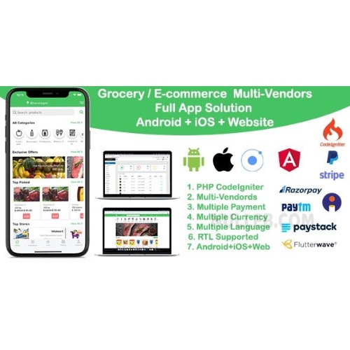 grocery-delivery-services-ecommerce-multi-vendorsAndroid-iOS-Website-ionic-5-CodeIgniter.jpg grocery / delivery services / ecommerce multi vendors(Android + iOS + Website) ionic 7 / Laravel - Image 1