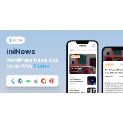 iniNews – Flutter mobile app for WordPress