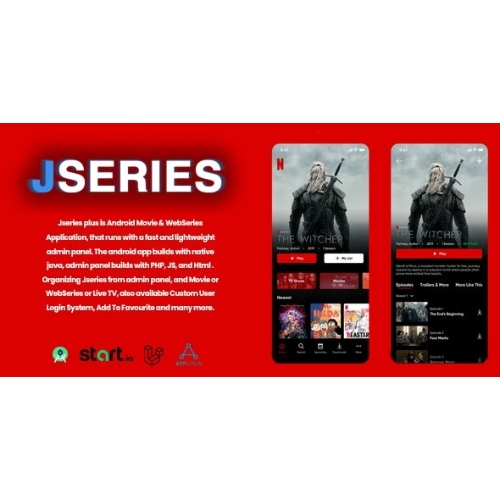 jserie-Movies-TV-Series-Anime-With-Laravel-Admin-Panel-Nulled.jpg jserie + | Movies – TV Series, Anime With Laravel Admin Panel - Image 1