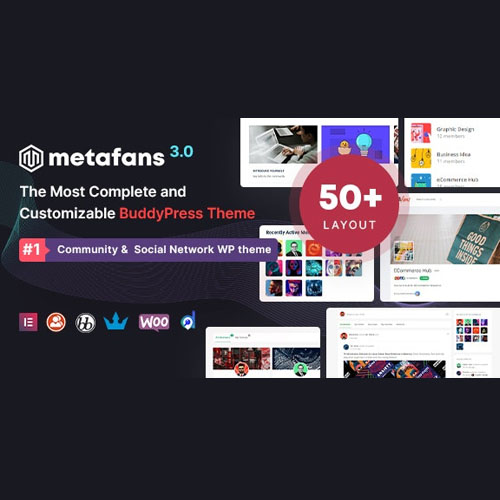 metafans.jpg MetaFans – Community & Social Network BuddyPress Theme - Image 1