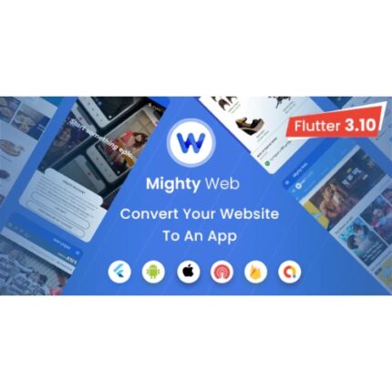 MightyWeb Webview: Web to App Convertor(Flutter + Admin Panel)