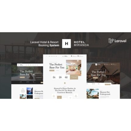 Miranda – Laravel Hotel & Resort Multilingual Booking System
