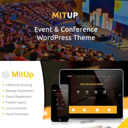 MitUp – Event & Conference WordPress Theme