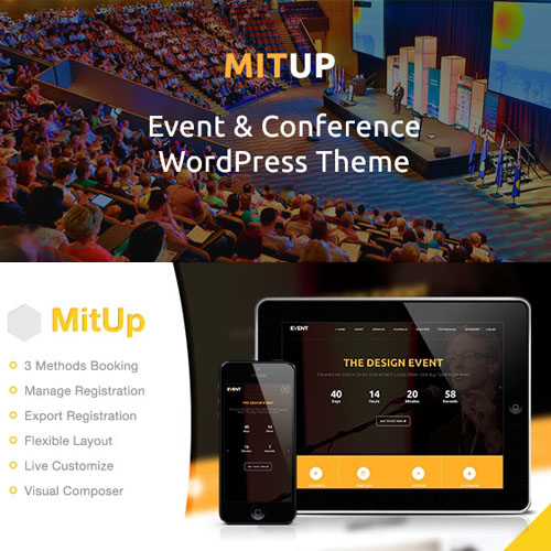mitup.jpg MitUp – Event & Conference WordPress Theme - Image 1