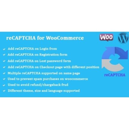 reCAPTCHA for WooCommerce