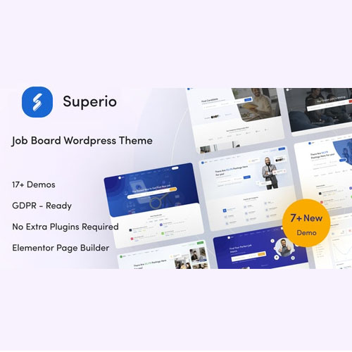 superio.jpg Superio – Job Board WordPress Theme - Image 1