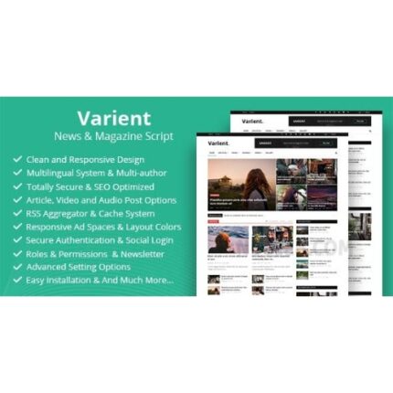 Varient – News & Magazine Script