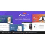 xSmart – App Landing Page WordPress Theme in Tech Presentation, Promo Marketing & Advertising Agency